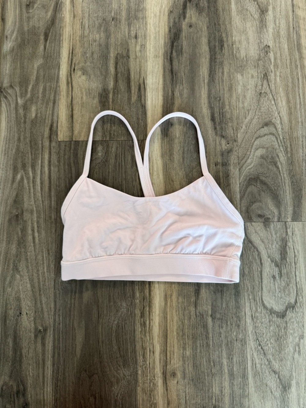 Lululemon Pale Pink Flow Y Bra
